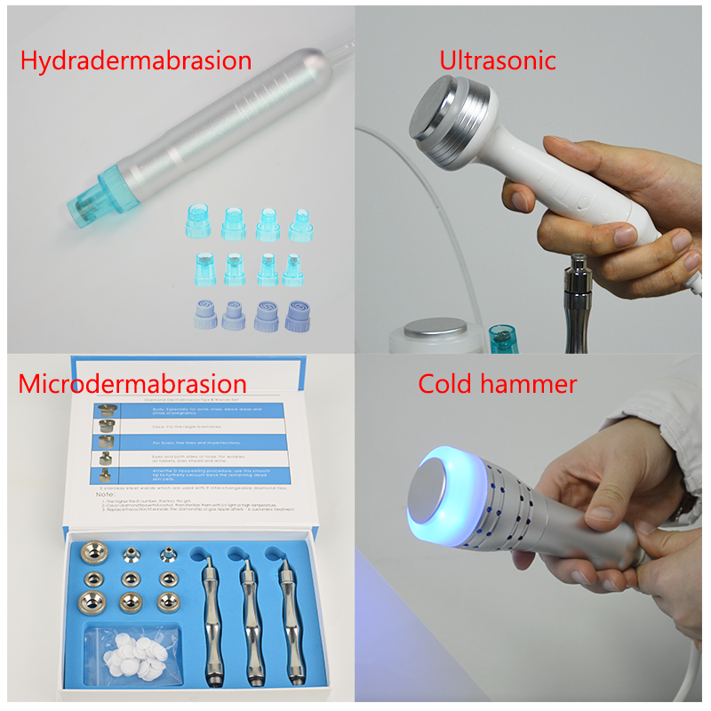 4in1 Professional Skin Cleansing Hydro Dermabrasion Facial Hydrodermabrasion Hydra Skin Care Machine Face Analysis Device