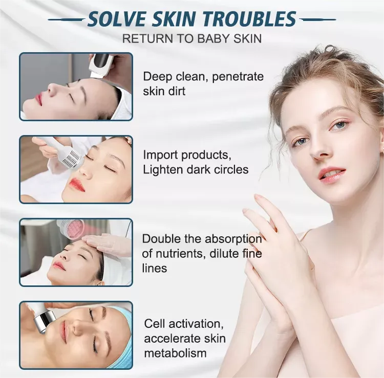 Latest Model 14-in-1 Diamond Hydro Dermabrasion Machine with Skin Analysis US &amp; IT Plugs