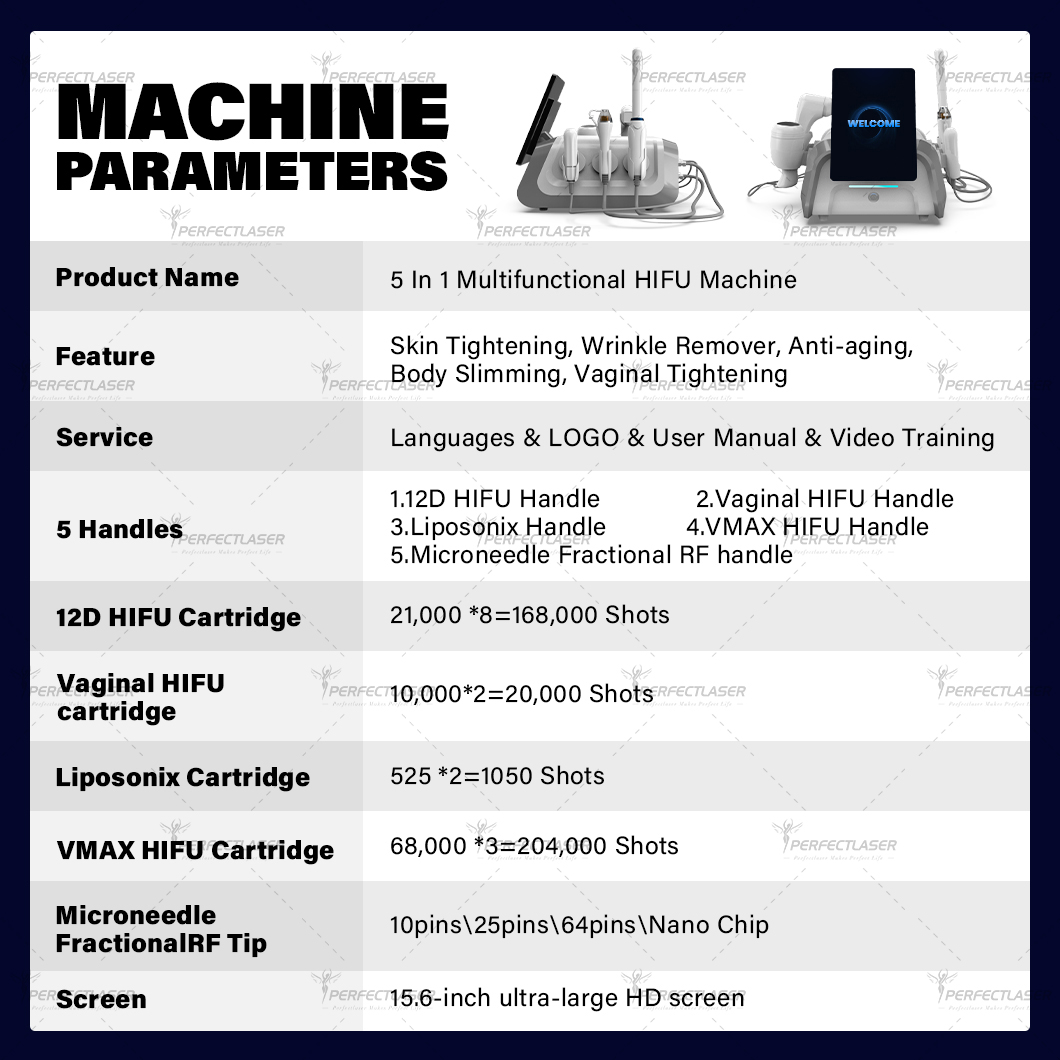 Hifu handle specifications
