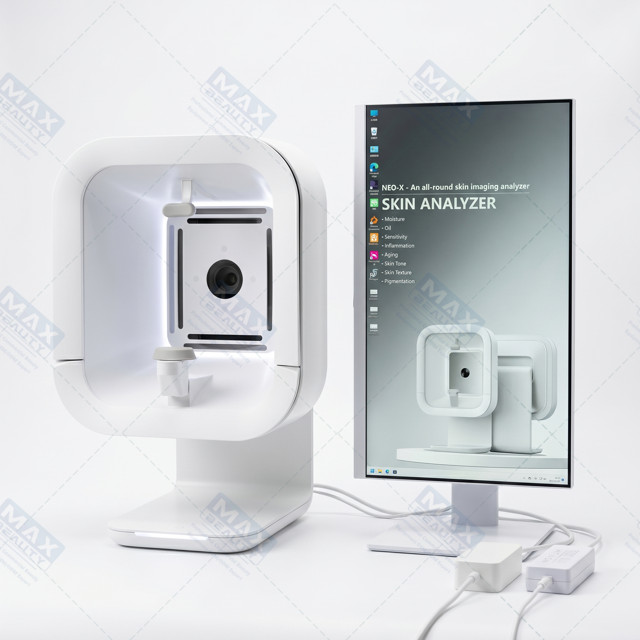 AI 3D Skin Analysis Machine Facial Skin Analyzer Face Scanner Skin Analyzer For Beauty Salon
