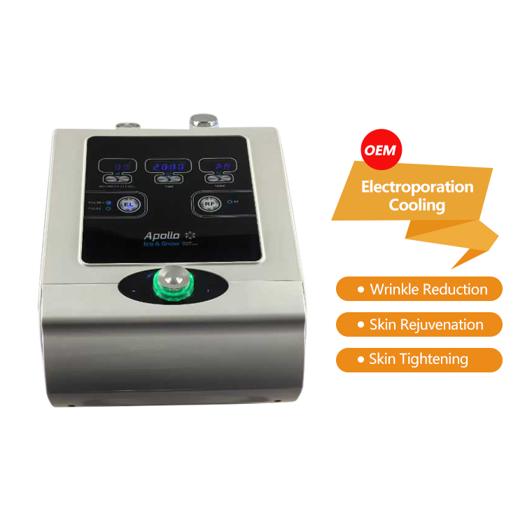Cryo Facial Cooling Tool Cold Electroporation Serum Absorption Dual Mode Cold Heat Beauty Machine Compact Cold Therapy Device