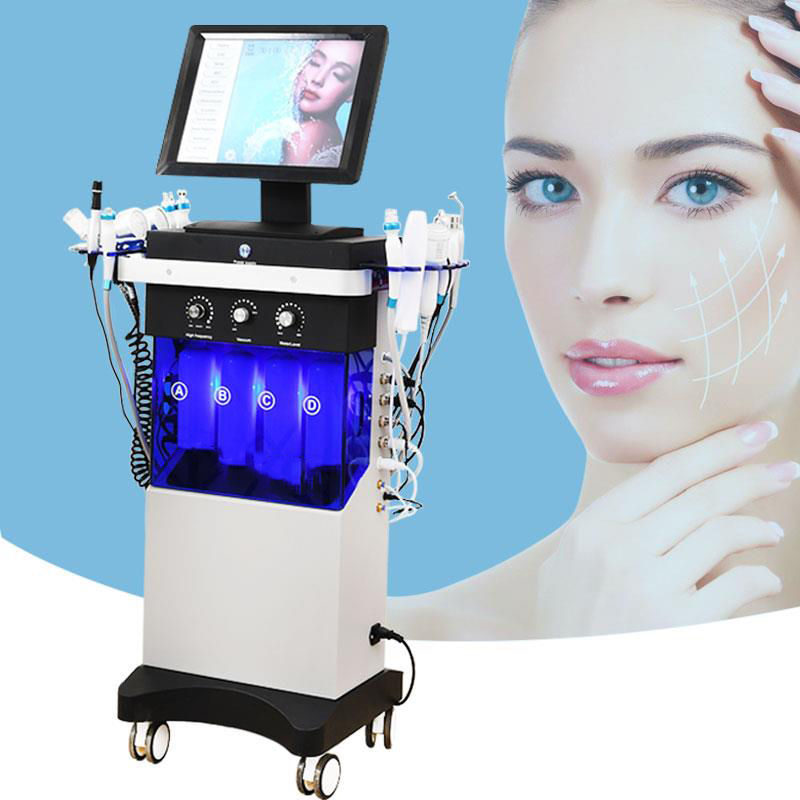 Beauty Facial Machine Aqua Peeling Hydro Microdermabrasion Oxygen Jet Technology Stainless Steel CN Origin Commercial Eyes