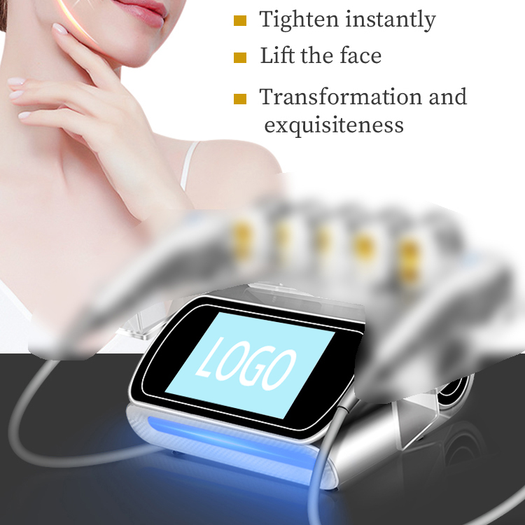 2026 2in1 Multifunctional 7D HIFU Machine ABS Face Lifting High Intensity Brush Skin Firming Anti-aging 7-Piece Cartridge
