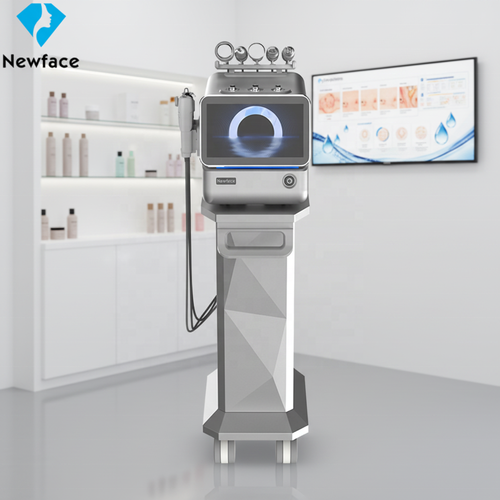 NewFace Top Factory Quality Facial Spa Hydrodermabrasion Skin Analyzer in 1 Hydra Beauty Oxygen Jet Facial Dermabrasion Machine