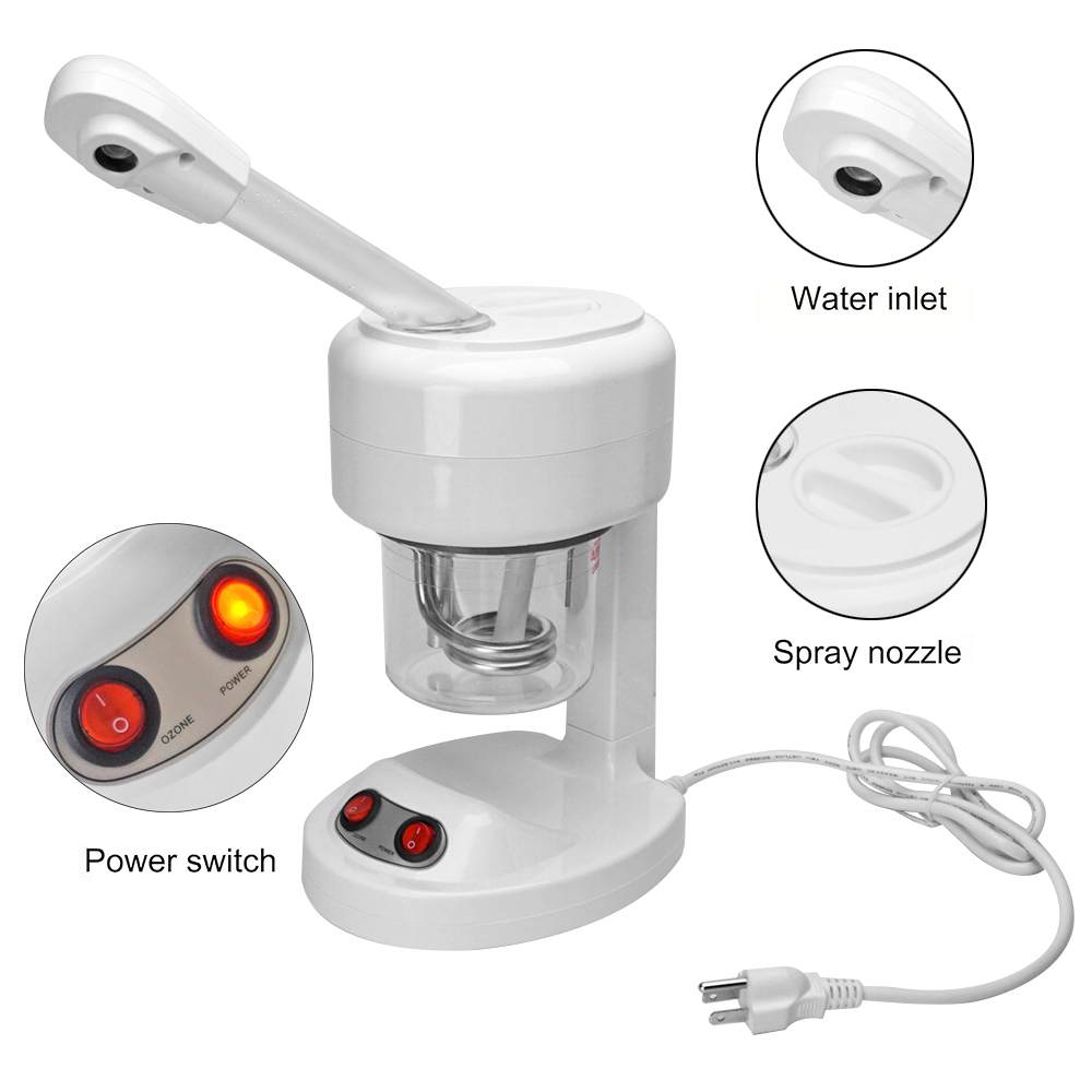 Beauty Salon 110-220V Mini Hot Mist Face Steamer Skin Moisture Vaporizer Facial Steamer with Ozone for Spa