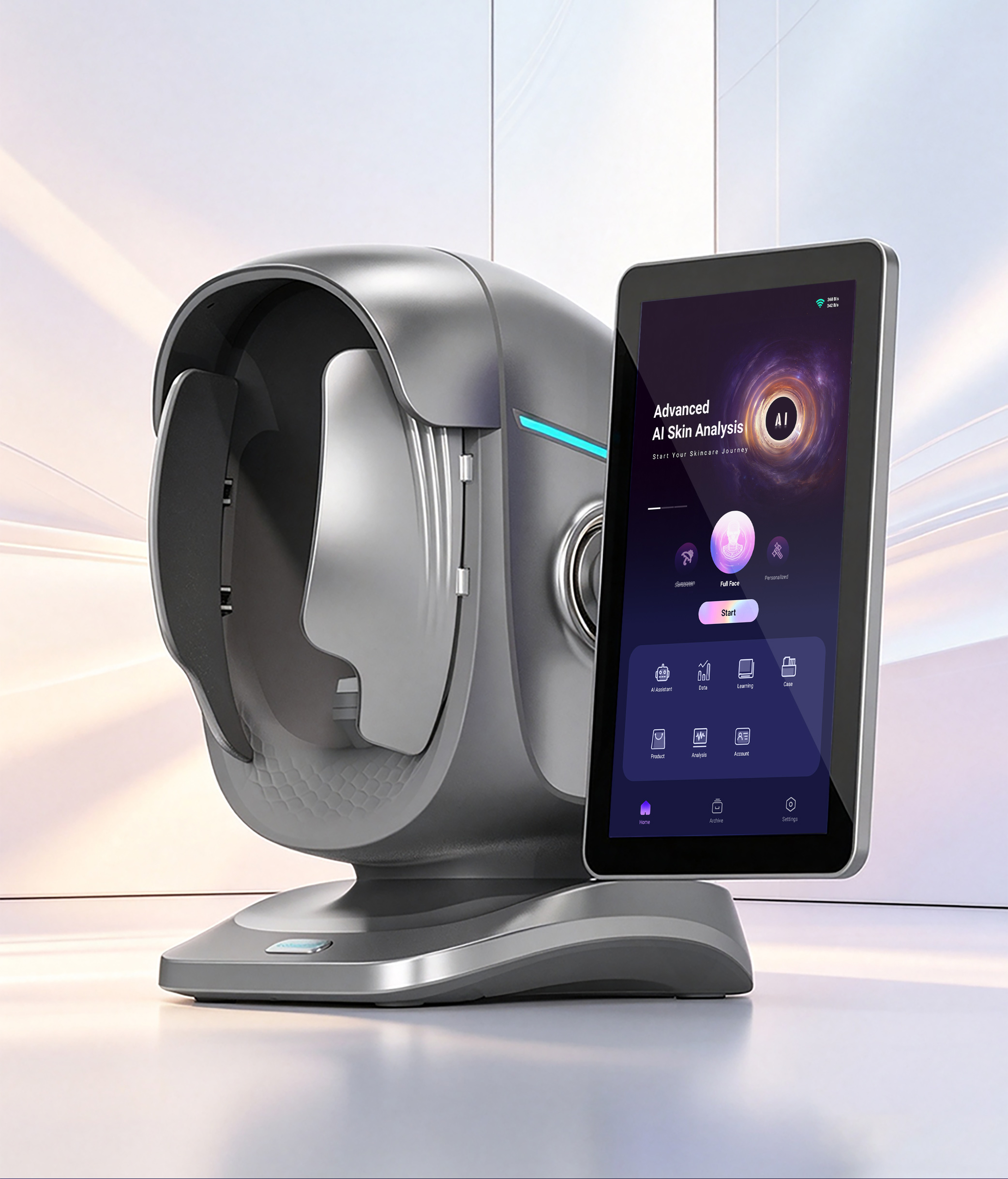 2026 New Ai Intelligent Skin Analysis Machine 4 Comparison Modes Best Skin Analyzer Device for Spa Clinic With Aging Prediction