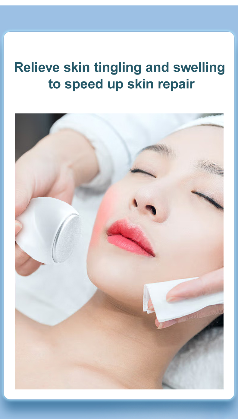 Handheld Cute Rabbit Cryo Facial Machine Freezing Facial Tool Cooling Gadget Mini Ice Globe Cryo Skin for Gift