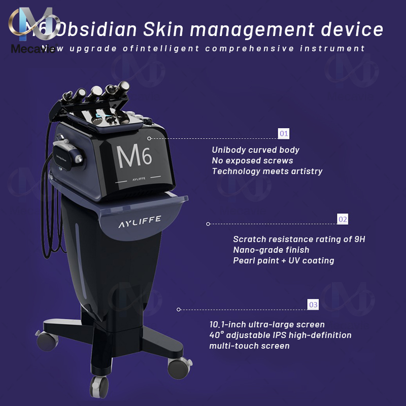 6IN1 Multi-Functional H2O2 Aqua Peel Facial Pore Cleaning Machine Skin Rejuvenation Oxygen Jet Dermabrasion Targeted Eye Area