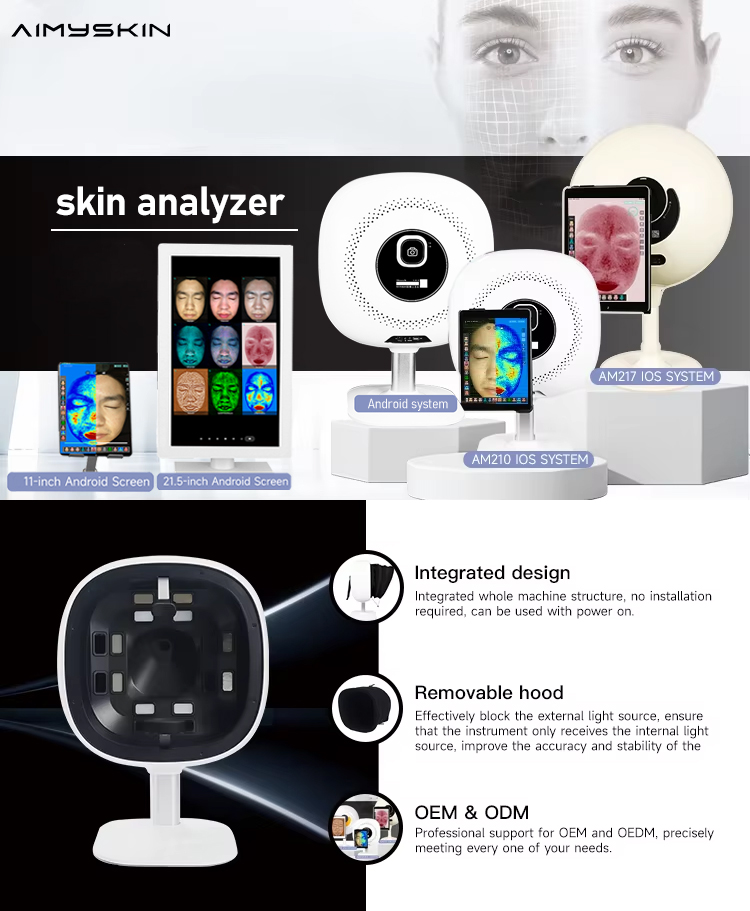 3D Digital Skin Analyzer device close-up