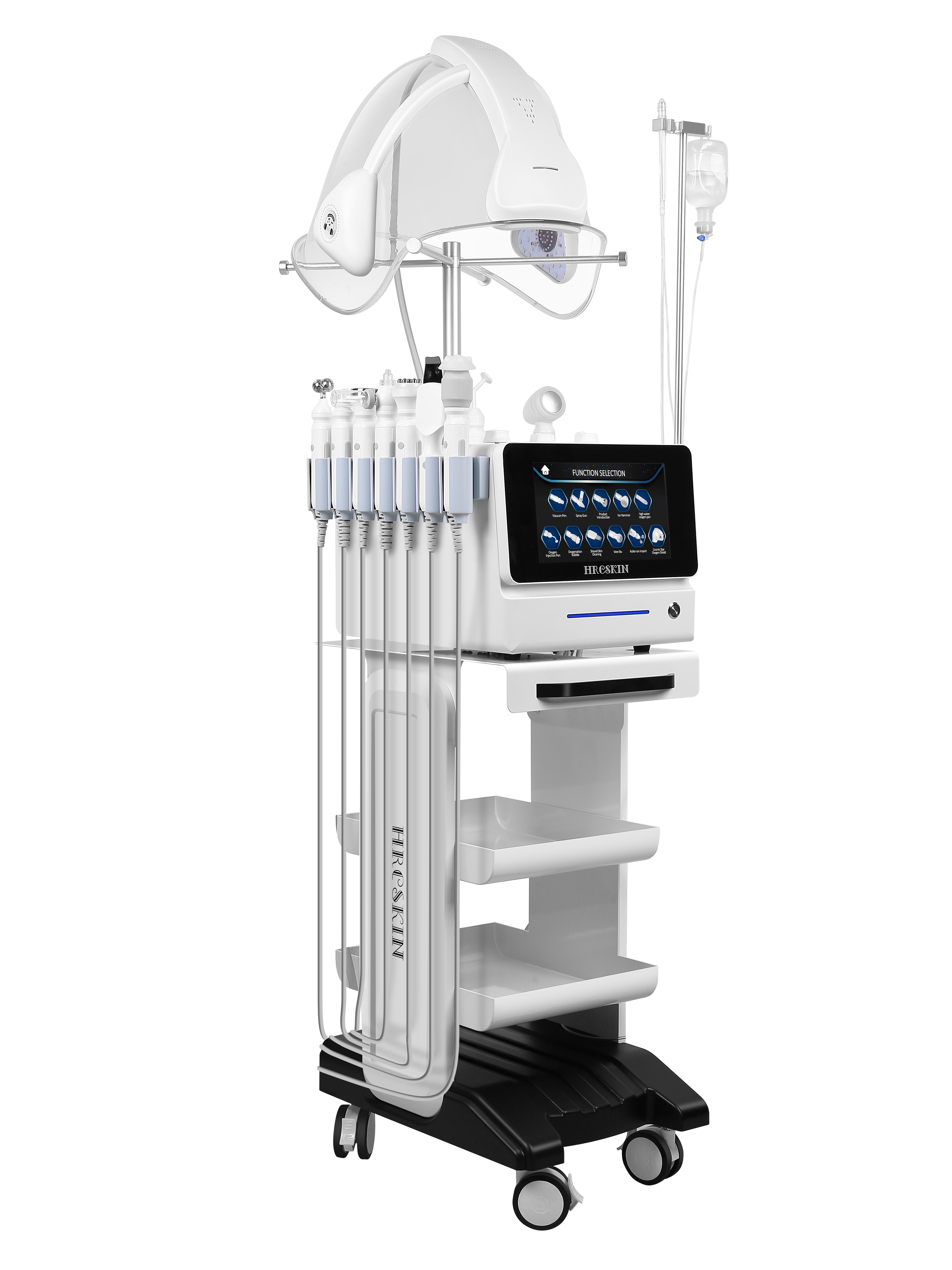 Portable 11in1 Oxygenation O2 Therapy Oxygen Facial Skin Jet Peeling Beauty Facial Machine