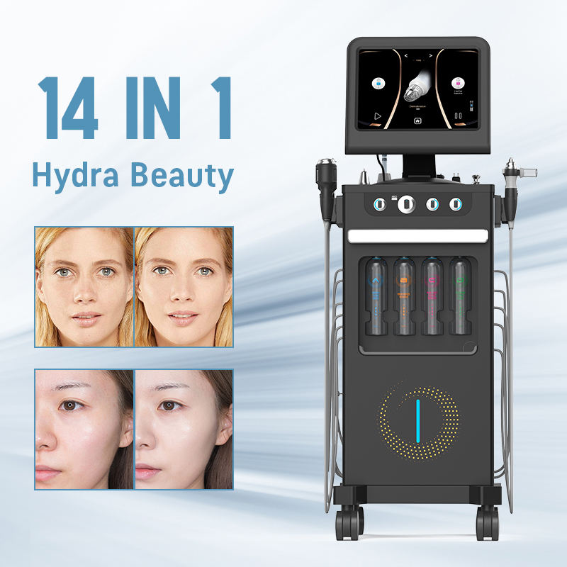 Hydra Oxygen Facial Machine Shrink Pores Deep Cleaning Lifit Firming Remove Wrinkle Jet Peel Facial Machine