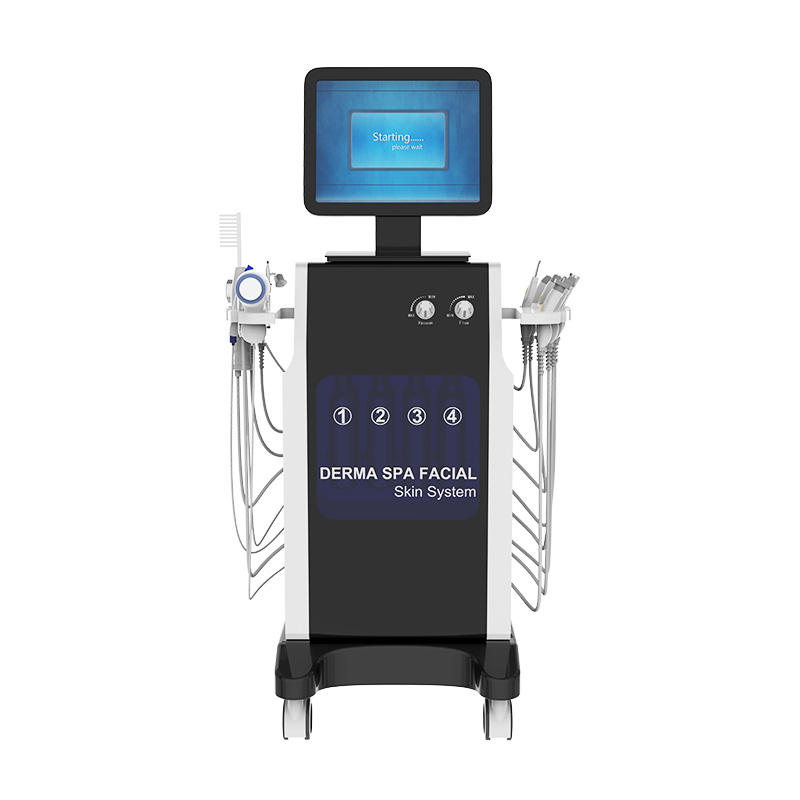 Beir Hydrodermabrasion Oxygen Diamond Facial Machine with Custom Logo Design US Plug Multifunction Hydrating Spa Treatment