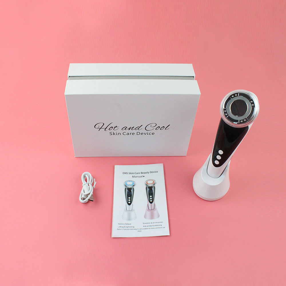 Microcurrent Facial Device Hot and Cold Beauty Equipment Facial Massager for Skin Care Multifunctional Facial Massager