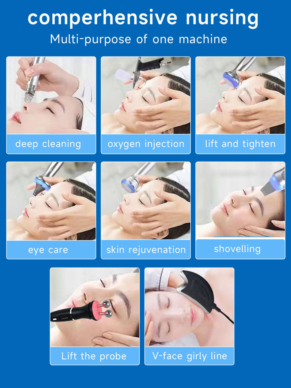 Oxygen Facial Machine for Deep Cleaning and Hydration