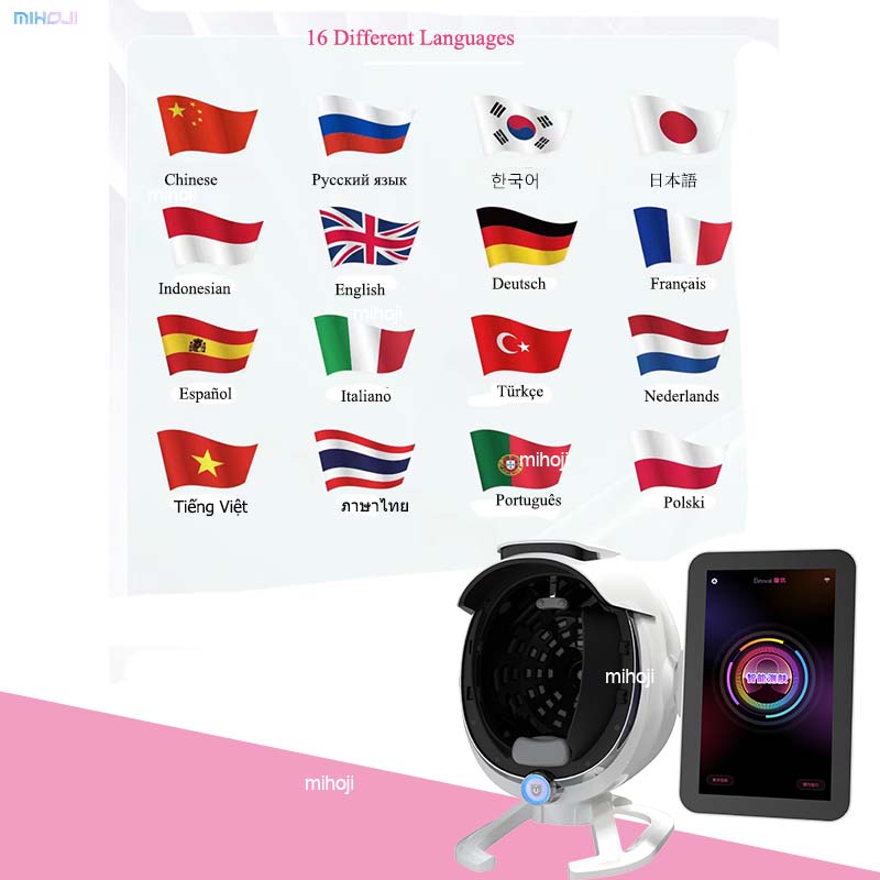 Korea Skin Analysis Machine Facial Skin Analyzer Ce Mark 3D Bitmoji Skin Analysis Machine