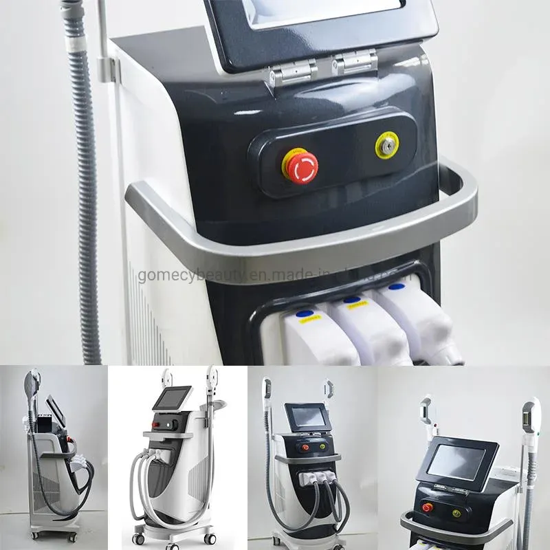 Opt IPL + Elight + RF + ND YAG Laser 4 in 1 Multifunction Facial Treatment