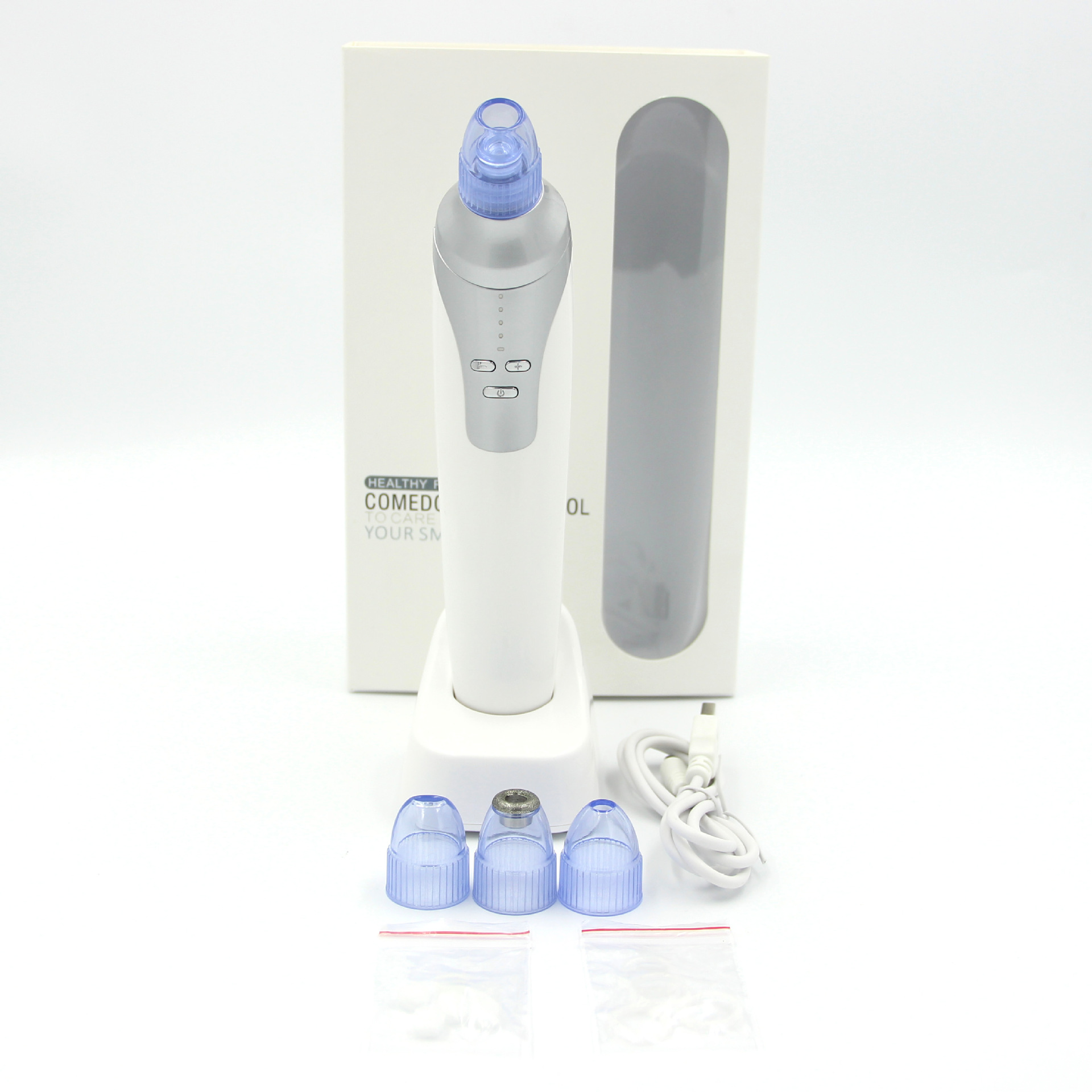 Vacuum Cleaner Pores Blackhead Remover Acne Pimple Removal Vacuum Suction Tool Face Clean Facial Diamond Dermabrasion Machine 5W