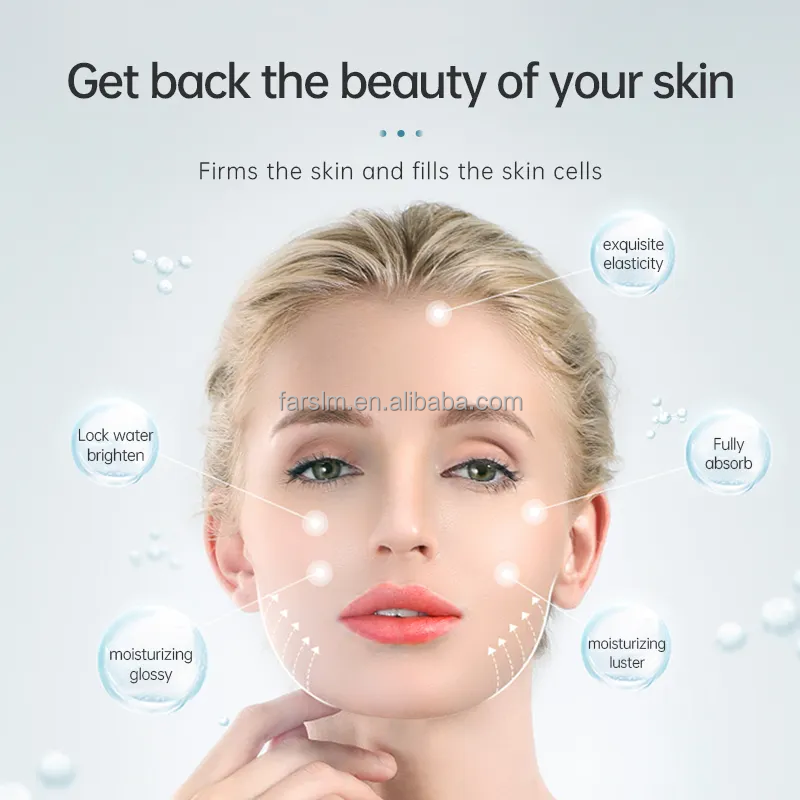 FARSLIM 6 in 1 Oxygen Jet Peel Skin Whitening Anti-Aging Skin Cleaning Acne Treatment Oxygen Hydradermabrasion Facial Machine