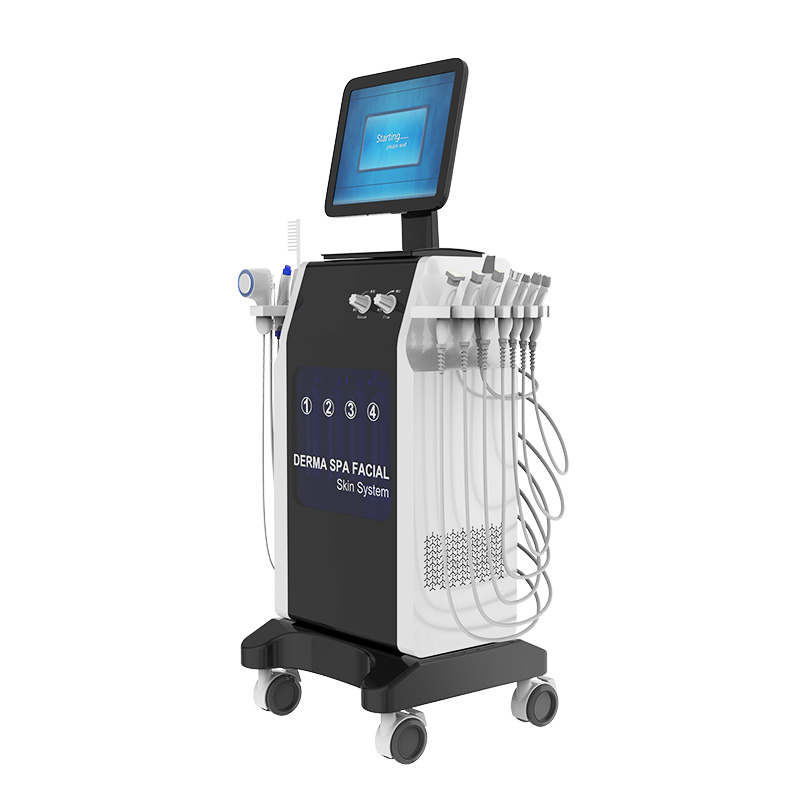 Beir Hydrodermabrasion Oxygen Diamond Facial Machine with Custom Logo Design US Plug Multifunction Hydrating Spa Treatment