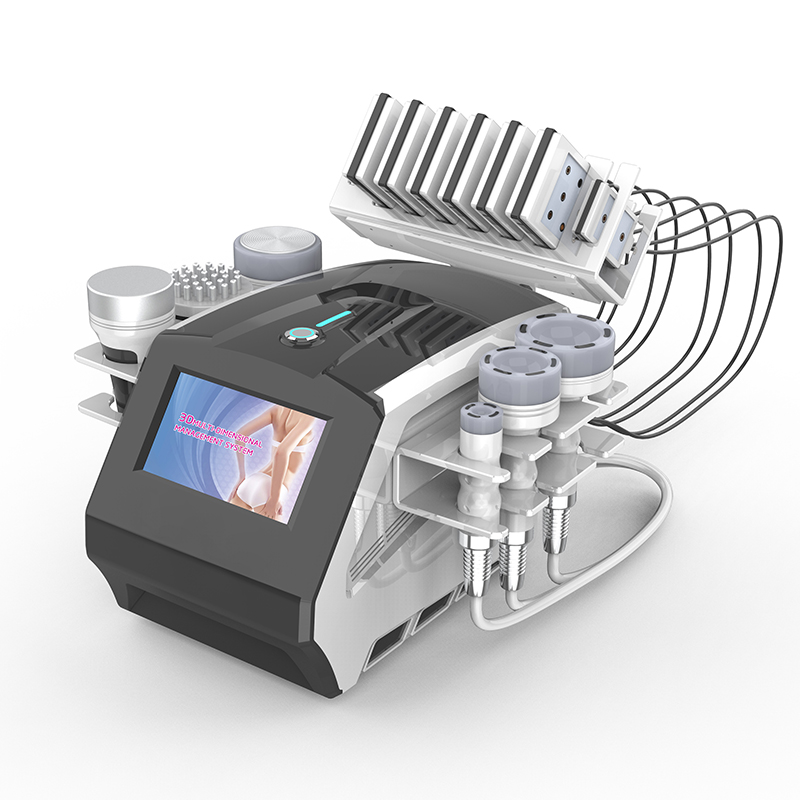Portable 6 in 1 3D Lipo Rf 80k Cavit Body Slimming Machine for Fat Blackhead Removal