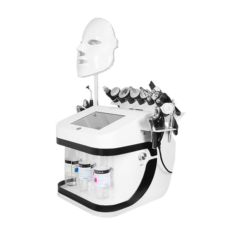 10 in 1 Hydro Dermabrasion Skin Deep Cleansing H2O2 Oxygen Jet Aqua Peel Facial Water Beauty Machine for Home Use