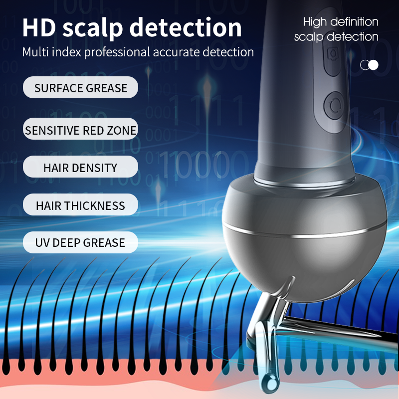 2 in1 Face Scalp All-roundimage Analysis Face Analysis Salon Use Facial Beauty Equipment Ai Medical Hair Scalp Analyzer