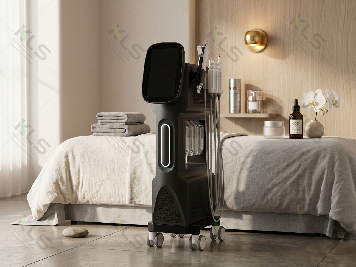 Factory Price 10 in 1 Hydrodermabrasion Beauty Equipment OEM All-Black Professional Hydra Skincare Facial Machine for Med Spa