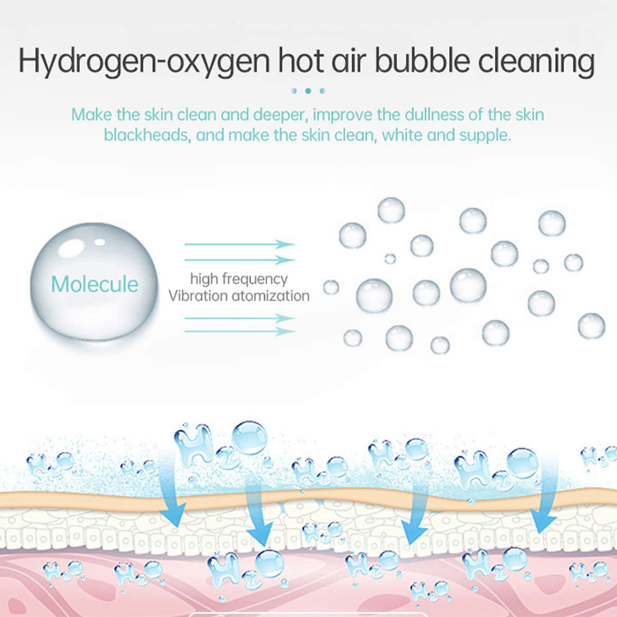 6 In 1 Water Oxygen Jet Ultrasonic Deep Cleaning Microdermabrasion Hydra Dermabrasion Facial Machine Aqua Peel Facial Machine
