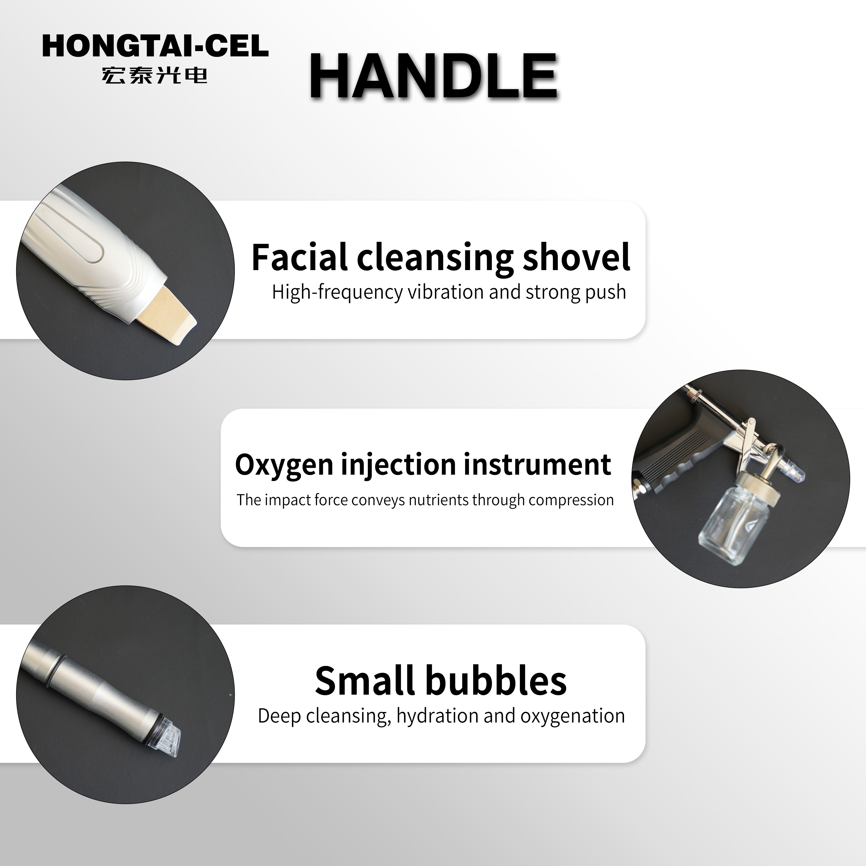 Salon-Grade Multifunctional Facial Machine Ion Electrophoresis + Thermal-Cryo Hammer + Oxygen Hydration