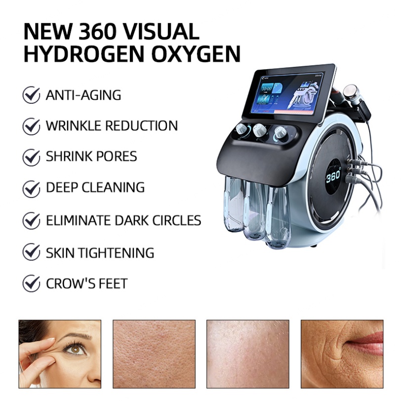 New Microdermabrasion Machine Facial Cleansing Vacuum Blackhead Remover Skin Scrubber Facial Beauty Device