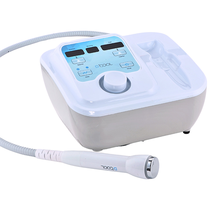 Factory Direct Sell Hot and Cold Hammer Facial Machine Cool Cryo Skin Tightening Electroporation Stainless Steel Skin Device