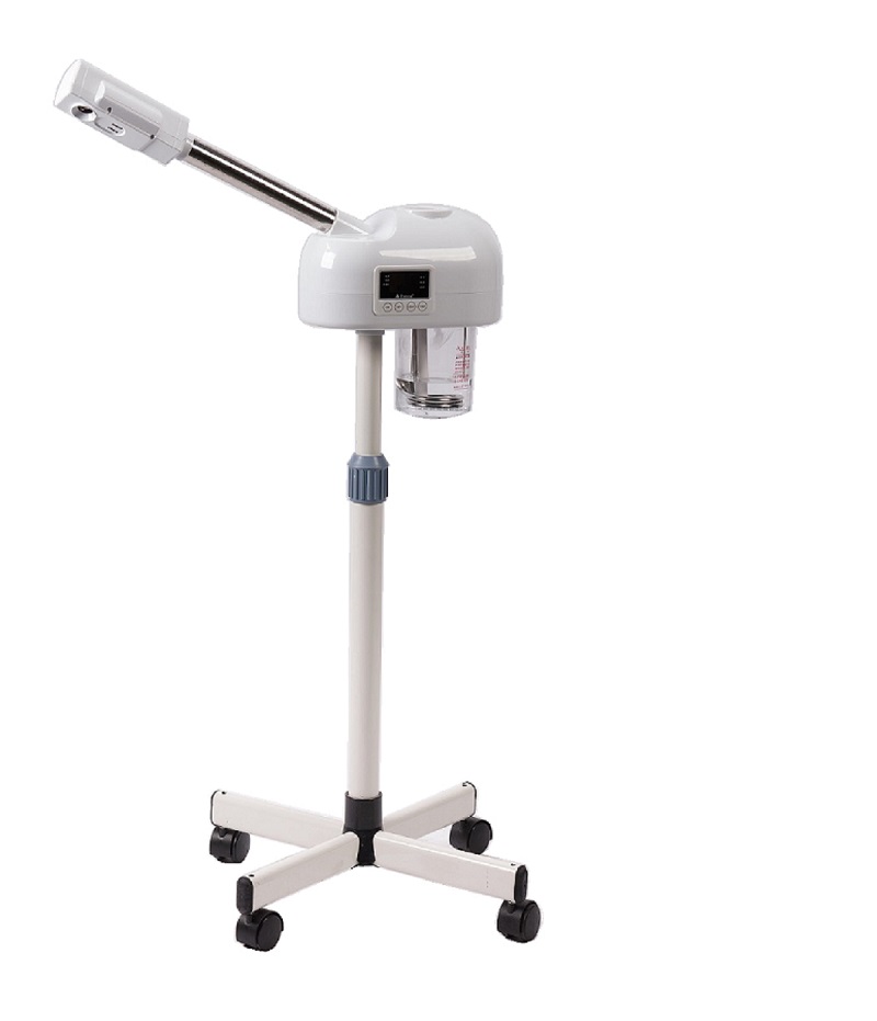 New Electric Facial Steamer Digital Touch Screen Professional Hot Vapour Beauty Salon Skin Care Steamer 750ml Water Tank ABS