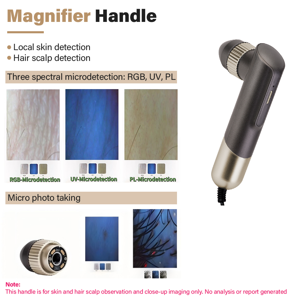 2026 Newest Desktop M17 AI Skin Analyzer Facial Analysis Machine with Hair Scalp Handheld Detector