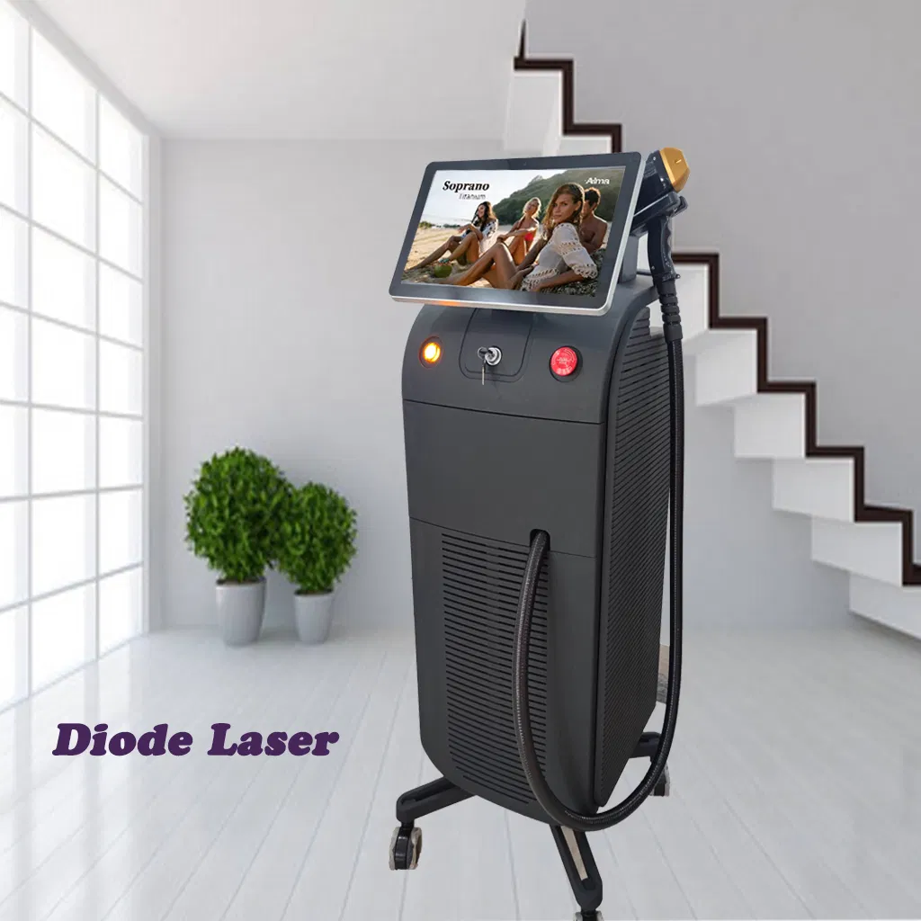 Professional Electrolysis Laser Hair Removal Device Permanently Facial Diode IPL Laser Hair Removal Machine