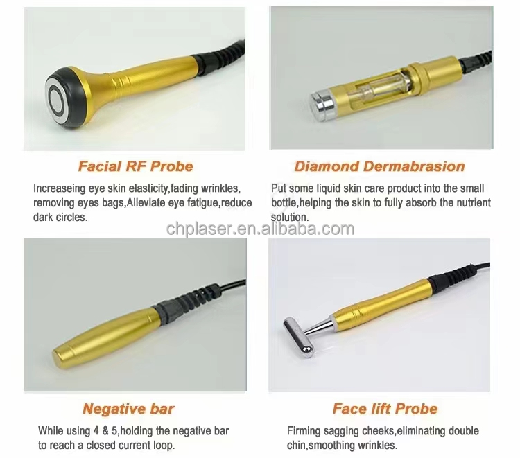 Hydro Facial Skin Care Machine Probes Detail