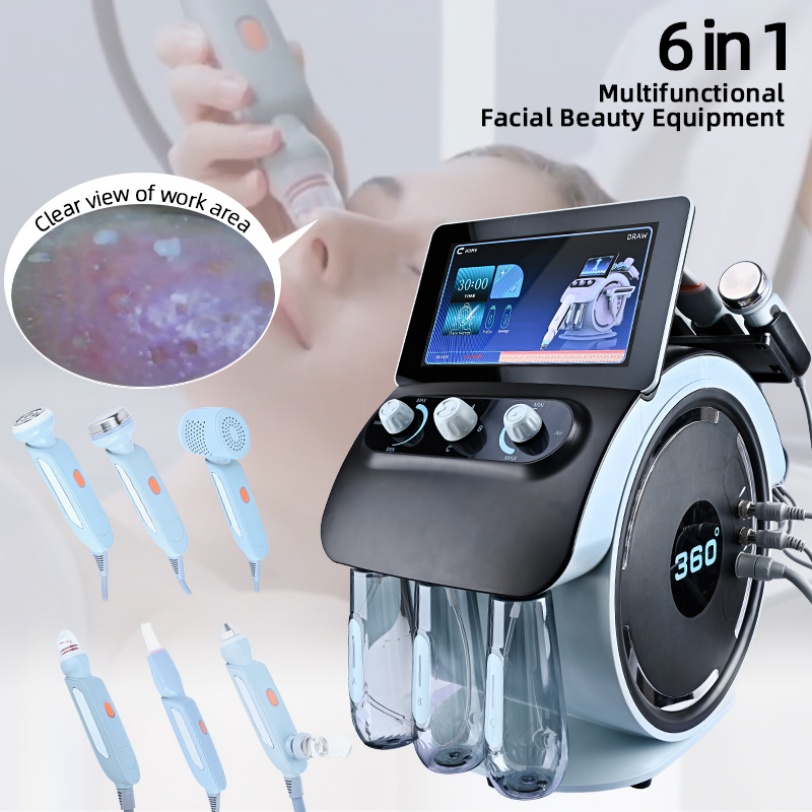 New Microdermabrasion Machine Facial Cleansing Vacuum Blackhead Remover Skin Scrubber Facial Beauty Device