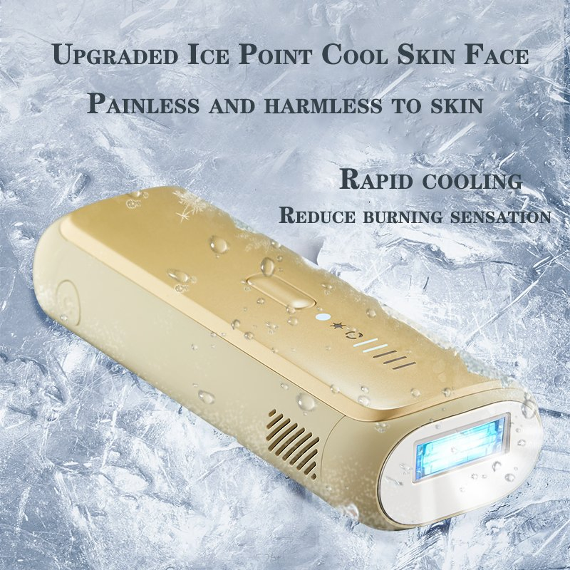 Professional Home Use High Power Laser IPL Epilator Painless Shaving Epilator Handset Women Skin Facial Hair Removal Machine