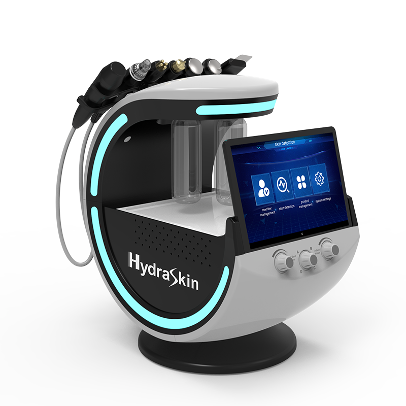 Hydra Dermabrasion Jet Peel Machine Hand Held Facial Skin Care Rejuvenation Deep Cleaning with AU/US Plug for Spa Beauty Salon