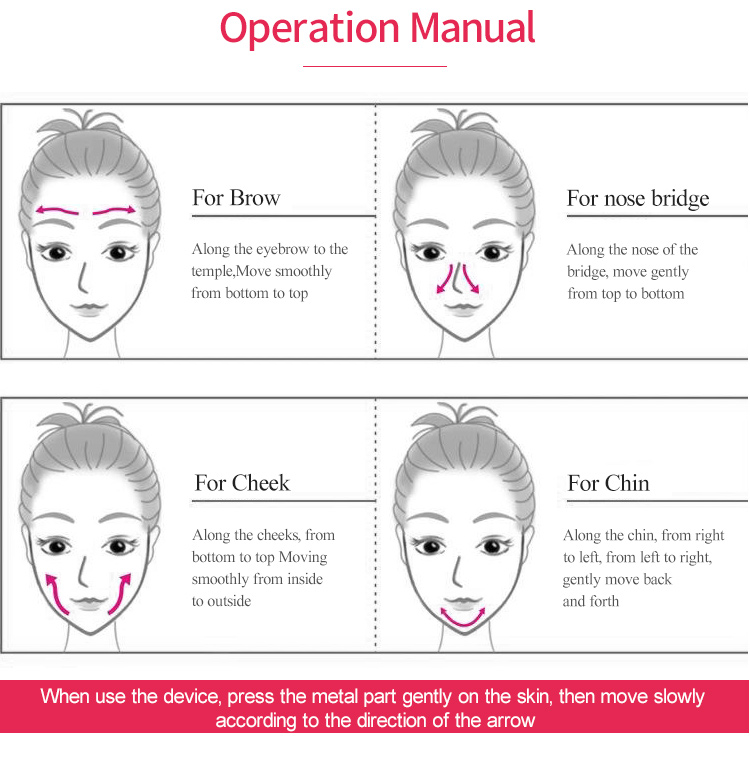 Microcurrent Facial Device Hot and Cold Beauty Equipment Facial Massager for Skin Care Multifunctional Facial Massager