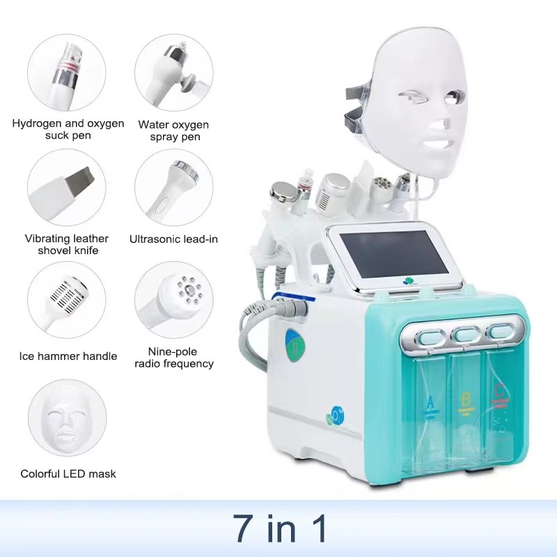 Professional Microdermabrasion Facial Beauty Instrument - Deep Cleansing &amp; Hydrating Facial Care Device for Salon &amp; Home