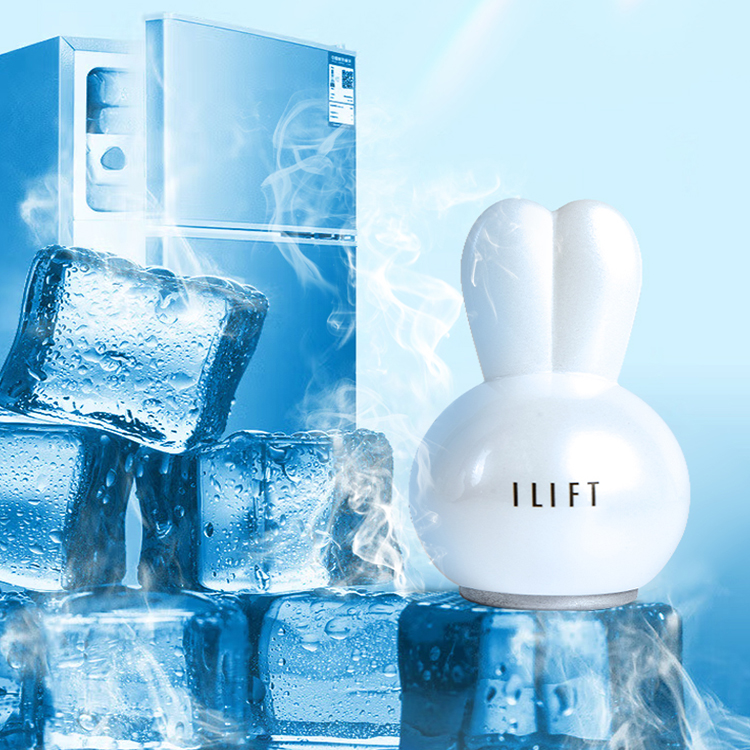 Handheld Cute Rabbit Cryo Facial Machine Freezing Facial Tool Cooling Gadget Mini Ice Globe Cryo Skin for Gift