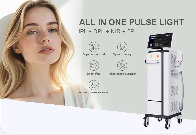 IPL Opt Laser Device Facial Care Hair Removal Anti Wrinkle Skin Repair Machine