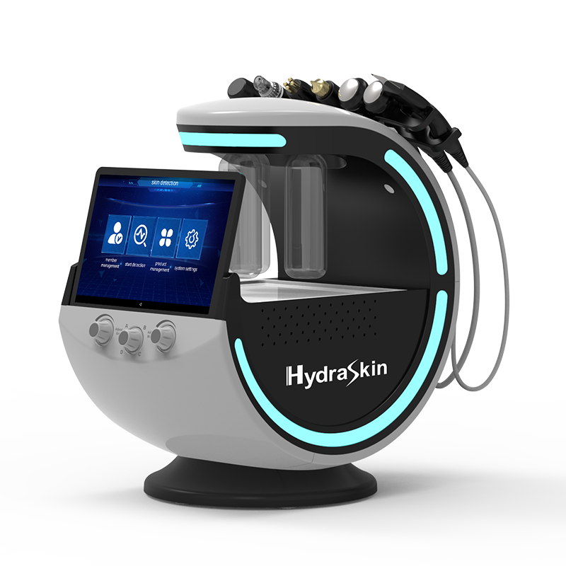 Hydra Dermabrasion Jet Peel Machine Hand Held Facial Skin Care Rejuvenation Deep Cleaning with AU/US Plug for Spa Beauty Salon