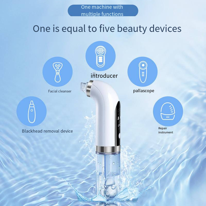 Blackhead Extractor Tool Multifunctional Blackhead Remover USB Rechargeable Facial Pore Cleaner for All Skin Types