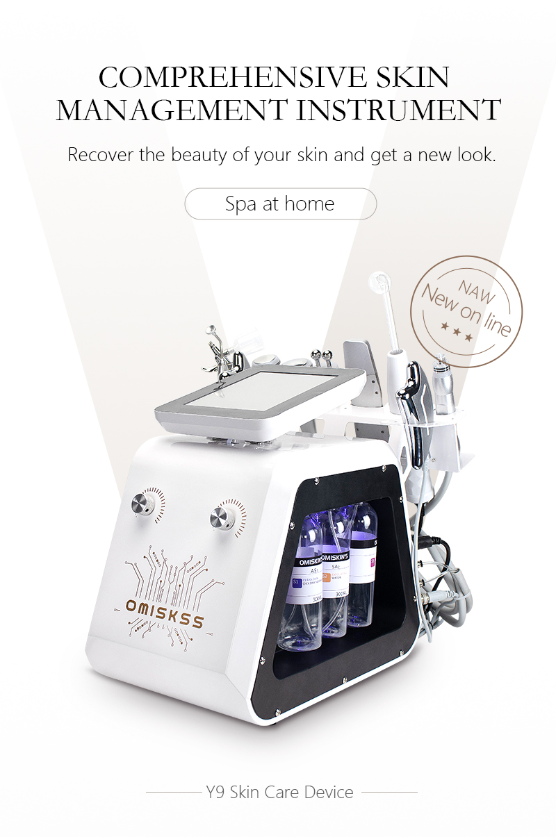 Bestseller Skin Cleansing 9 In 1 Oxygen Spray Hydro Dermabrasion Face Care Small Bubble Device Kit Hydro Water Jet Peel Machine
