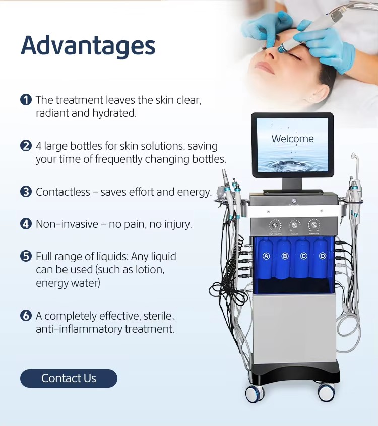 Advanced Skin Rejuvenation Machine Professional Aqua Peel Hydro Dermabrasion Device Portable Hydra Beauty Facial System