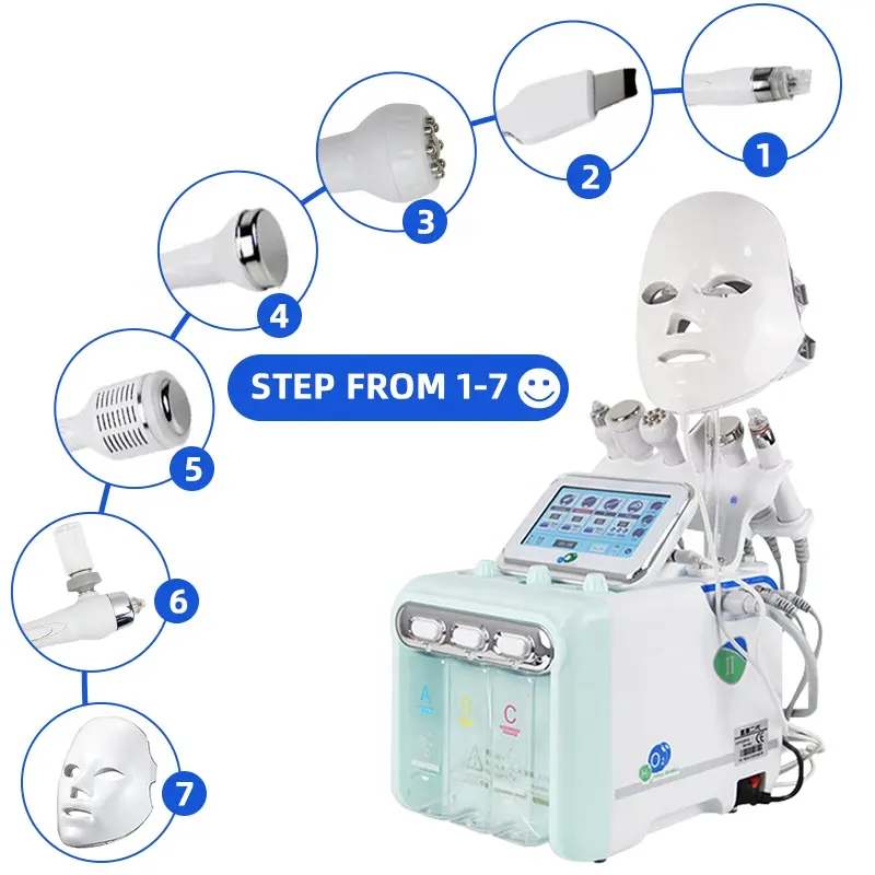 How Sale 7 in 1 Oxygen Injection Hydro Dermabrasion Machine Dermabrasion Microdermabrasion Advice for Salon