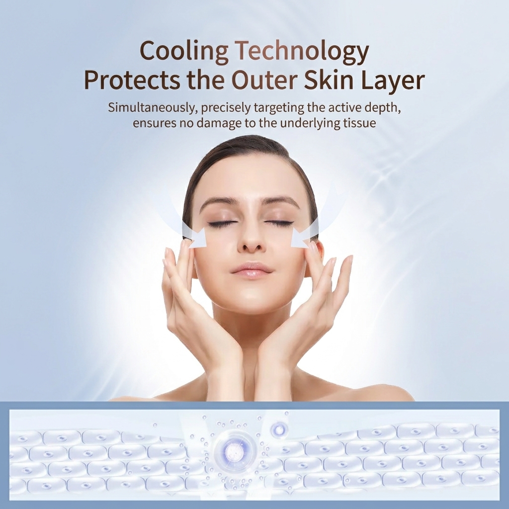 Professional Hot and Cold Skin Care Facial Lifting Machine