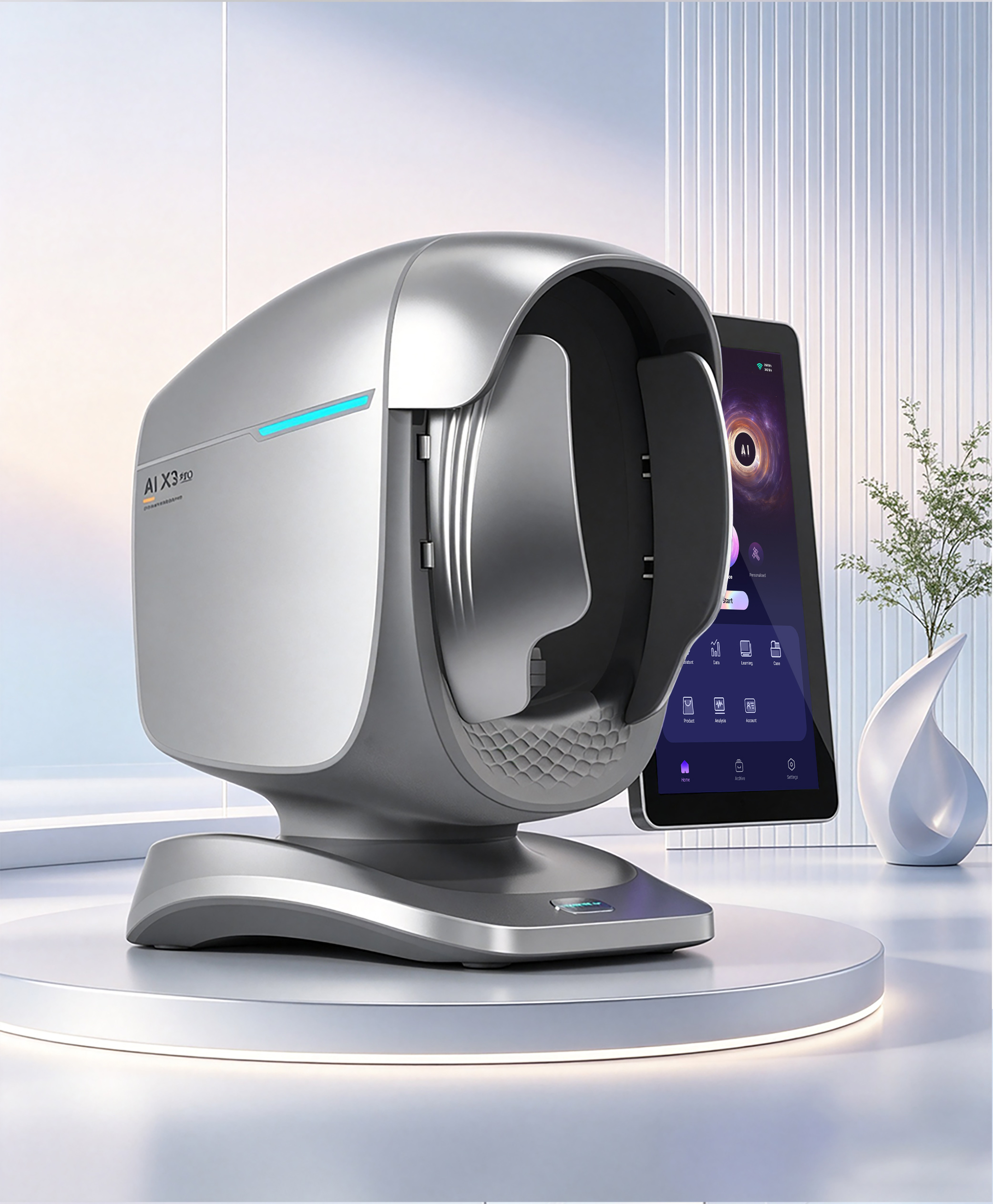 2026 New Ai Intelligent Skin Analysis Machine 4 Comparison Modes Best Skin Analyzer Device for Spa Clinic With Aging Prediction