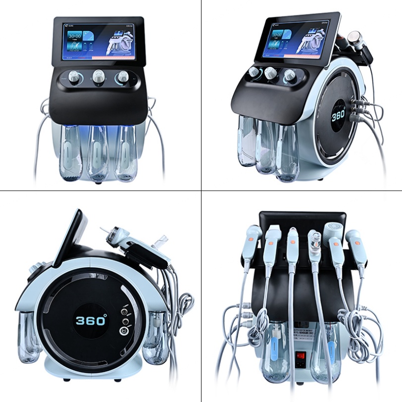 New Microdermabrasion Machine Facial Cleansing Vacuum Blackhead Remover Skin Scrubber Facial Beauty Device